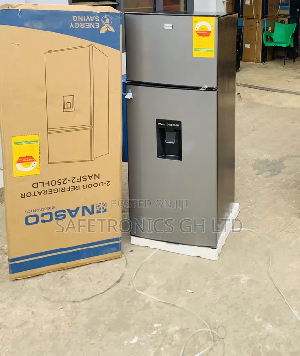 Nasco 210L Fridge with Dispenser - Grey - 1