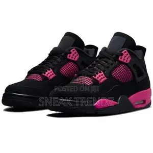 Air Jordan R4 Baby Pink & Pink Sneakers
