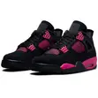 Air Jordan R4 Baby Pink & Pink Sneakers - 1