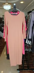 Light Pink / Mauve Ripped Knit Dress - Boohoo - 2