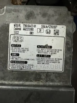 2023-25 Honda Accord Airbag/SRS Unit