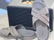 Brand New New Balance Slippers - Black Leather - 3