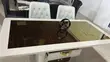 6 Seater Glass Top Dining Table with Storage Base & Chairs - 3