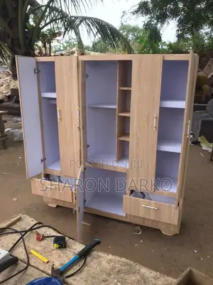 Wood-Mode Wardrobe with Cosmetics Shelves