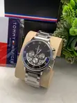 Tommy Hilfiger Silver Skeleton Luxury Watch - 1