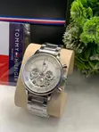Tommy Hilfiger Silver Skeleton Luxury Watch - 3