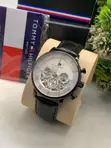 Tommy Hilfiger Chronograph Leather Watch - 4
