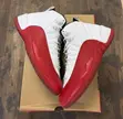 Air Jordan 12 Jumpman White and Red Sneakers - 2
