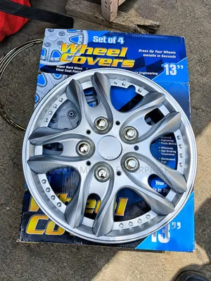 13-Inch Premium Silver Wheel Covers - Set of 4