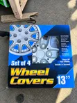13-Inch Premium Silver Wheel Covers - Set of 4 - 2