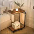 2-in-1 Movable Sofa Side Table - 1
