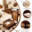2-in-1 Movable Sofa Side Table - 2