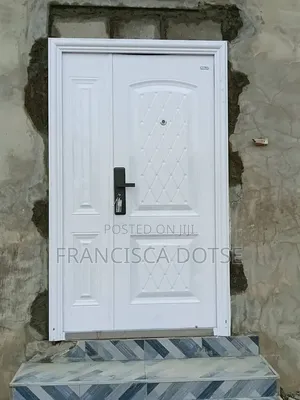 White Paladin Steel Security Door with Accessories