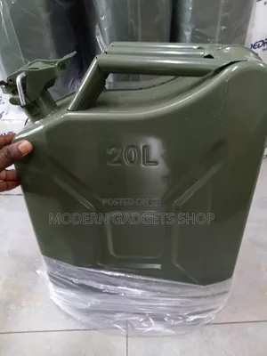 20L Metal Fuel Storage Container - Heavy-Duty Jerry Can
