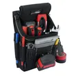 Heavy-Duty Professional Tool Bag - Black & Red - 2