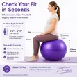 Yoga Ball for Pregnant Women and General Use - 3