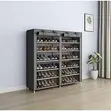 6-Tier Double Door Shoe Rack Cabinet - 1