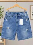 Men's Baggy Jeans Shorts - 4
