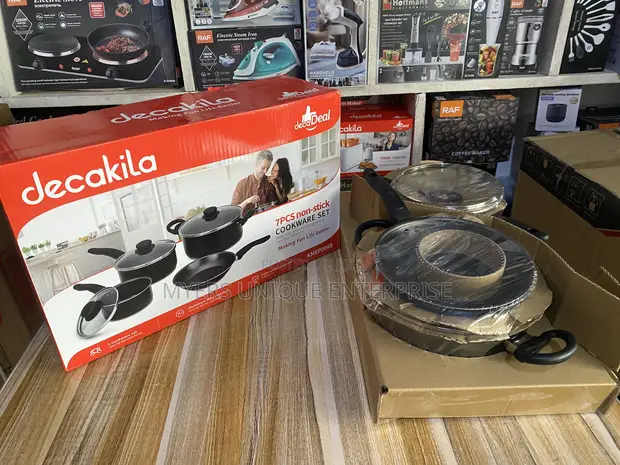 Decakila 7-Piece Non-Stick Cookware Set - 1
