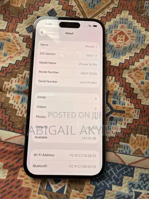 Apple iPhone 14 Pro 256GB Purple