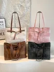 Classic Multicolored Women's Handbag - 2