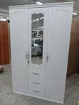 VIG Furniture 3-Door Wardrobe with Drawers - 1
