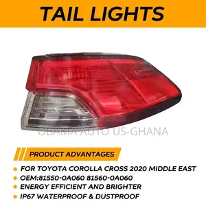 Toyota Corolla Cross Taillight (2020-2024) OEM