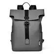 Quality Leather Roll-Top Backpack - 2