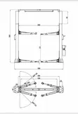 AMT 4-Ton Two Post Car Lift - 4