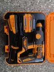INGCO 22mm Cordless Rotary Hammer with 2x 4.0Ah Batteries - 1