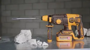 Ingco 20V Cordless Rotary Hammer Drill Set - 24mm, Brushless