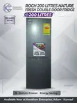 Roch Refrigerator 200 Litres Double Door - 3
