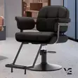 Vintage All-Black Barber Chair - 2