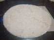 Beige Round Fluffy Shaggy Rug - 100x100cm - 1