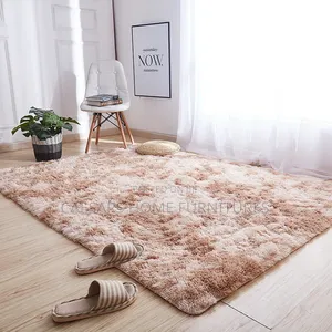Luxury Caramel Fluffy Room Rug (160x200 cm)