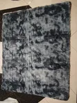 Luxury Grey Tie & Dye Fluffy Rug (160x200cm) - 2