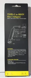Type-C to HDTV 8-in-1 Hub Adapter - 3