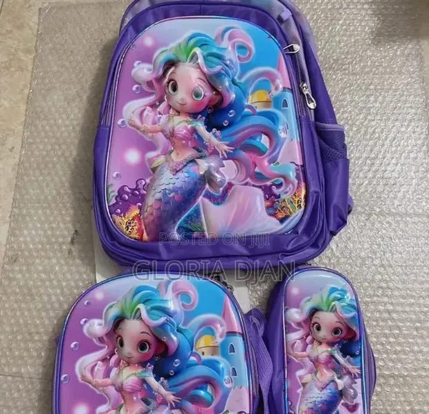 3-in-1 Kids School Bag Set - 1