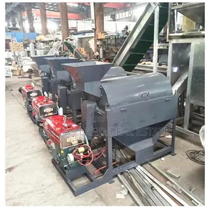 Coconut Husk Fiber Shredder and Coir Extracting Machine