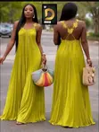 A&D Women's Classic Long Dress - 1