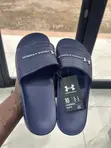 Under Armour Shower Slides - Blue, Size 44 - 4