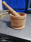 Mini Wooden Mortar and Pestle - 1
