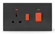 ANLANG F1 Cooker Unit (Socket + 45A Switch) - Black - 1