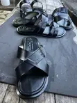 Ghana Made Leather Slippers - 4