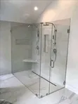 Shower Cubic Insulation - 10mm Tempered Glass - 2