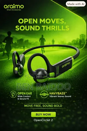 Oraimo Open Circlet 2 Neckband Earphones