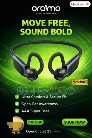 Oraimo Circlet 2 Open-Ear Headphones