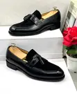 Tom Ford Leather and Suede Tassel Loafers (Black) - 3