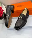 Hermès Paris Men's Leather Loafers - 3