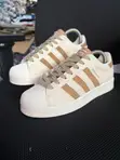 Adidas Superstar II - White & Bronze-Brown - 2